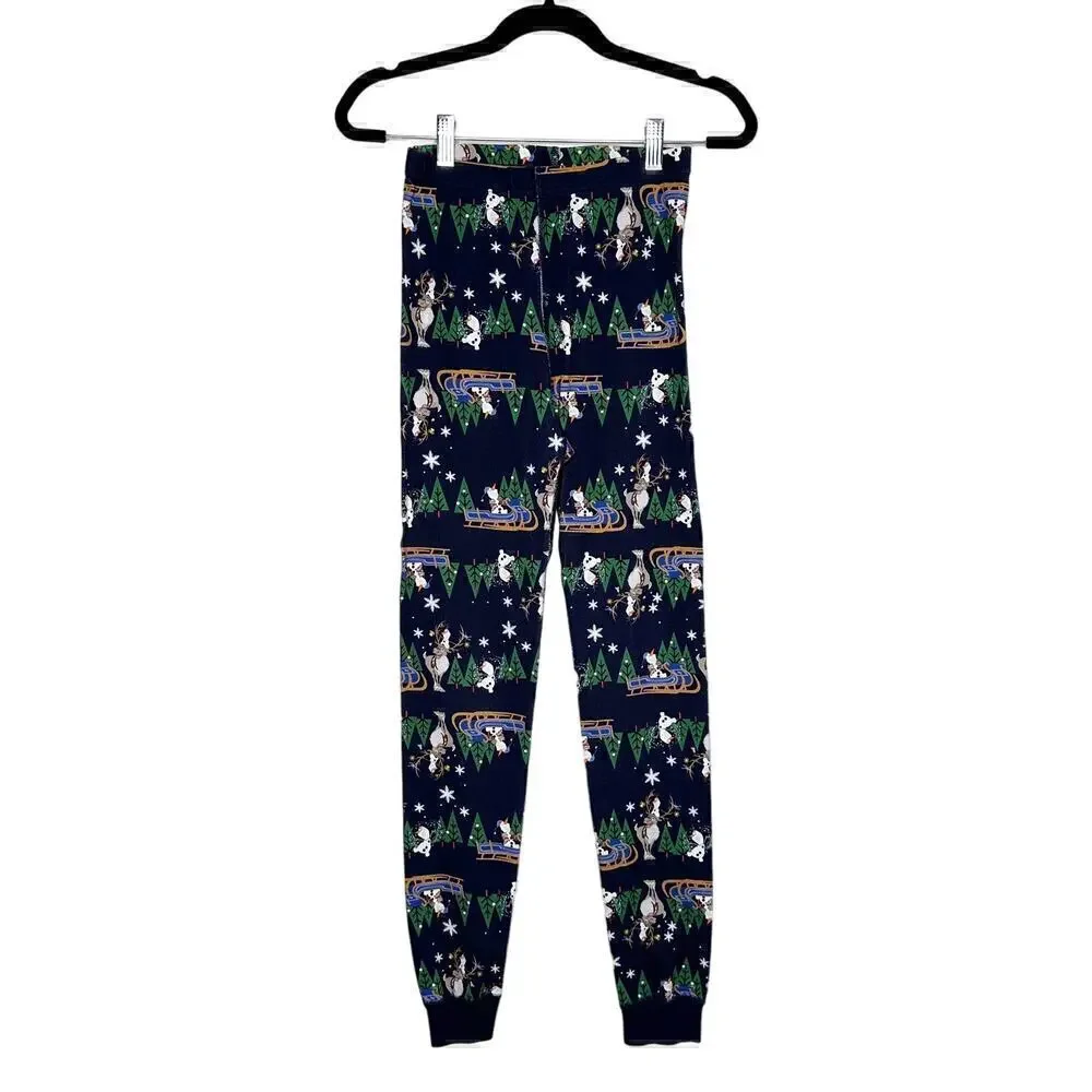 Hanna Andersson Disney Frozen Olaf Pajama Set Unisex Kids Size 12